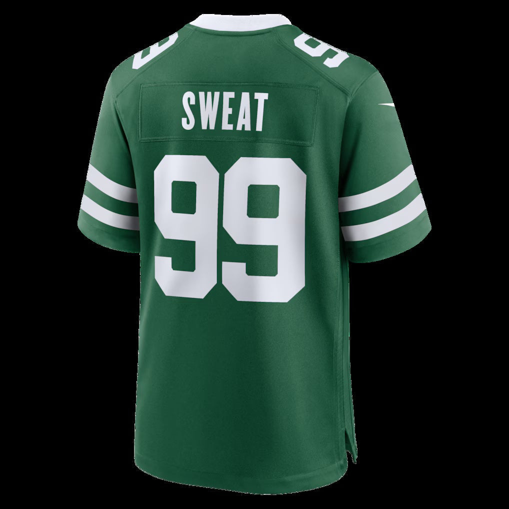 NY.Jets #99 T'Vondre Sweat Legacy Green Team Game Stitched American Football Jerseys - Main View
