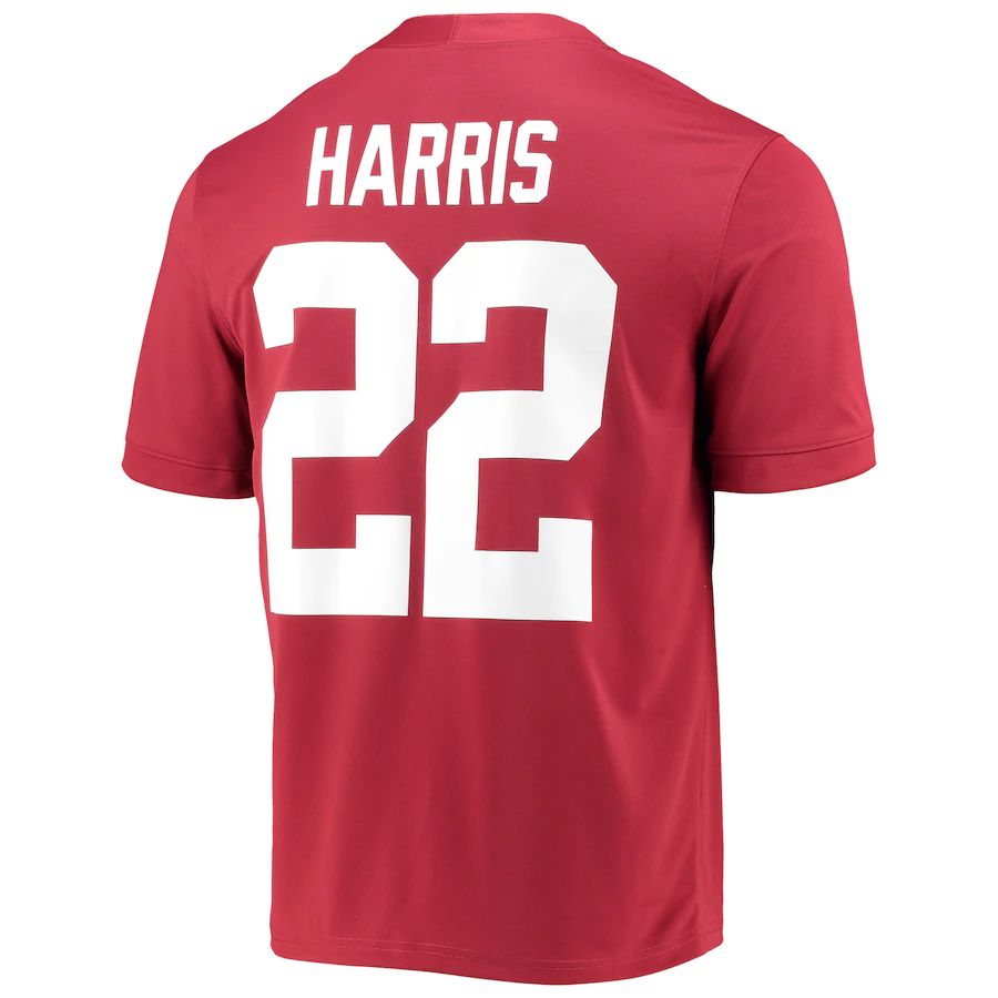 A.Crimson Tide #22 Najee Harris 2021 Draft Class Game Jersey   Stitched American College Jerseys - Main View