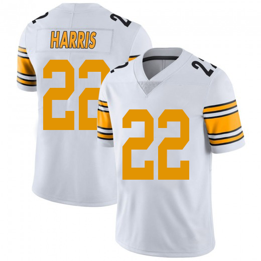 P.Steelers #22 Najee Harris Personalize Football Jerseys White Jerseys - Main View