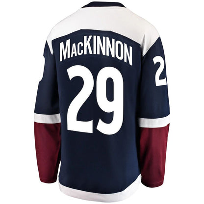 C.Avalanche #29 Nathan MacKinnon Fanatics Branded Alternate Breakaway Player Jersey Stitched American Hockey Jerseys - Main View
