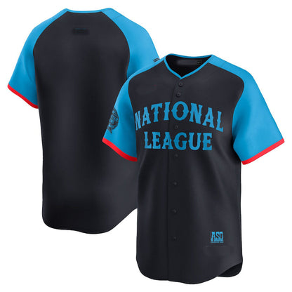 National League 2024 All-Star Game Limited Jersey - Navy Baseball Jerseys - Main View