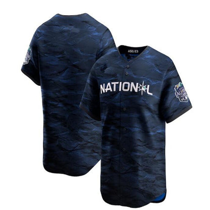National League 2023 All-Star Game Limited Jersey - Royal Baseball Jerseys - Main View