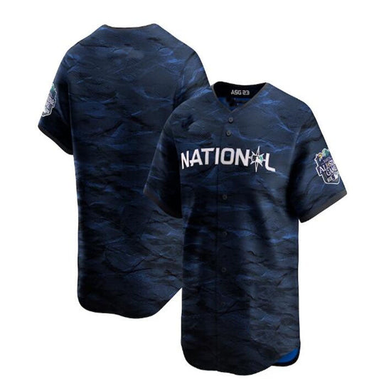 National League 2023 All-Star Game Limited Jersey - Royal Baseball Jerseys - Main View
