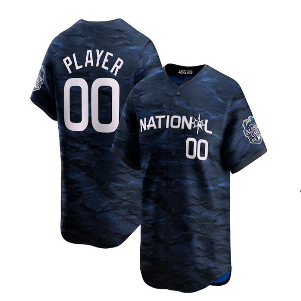 Custom National League 2023 All-Star Game Pick-A-Player Limited Jersey - Royal Baseball Jerseys - Main View