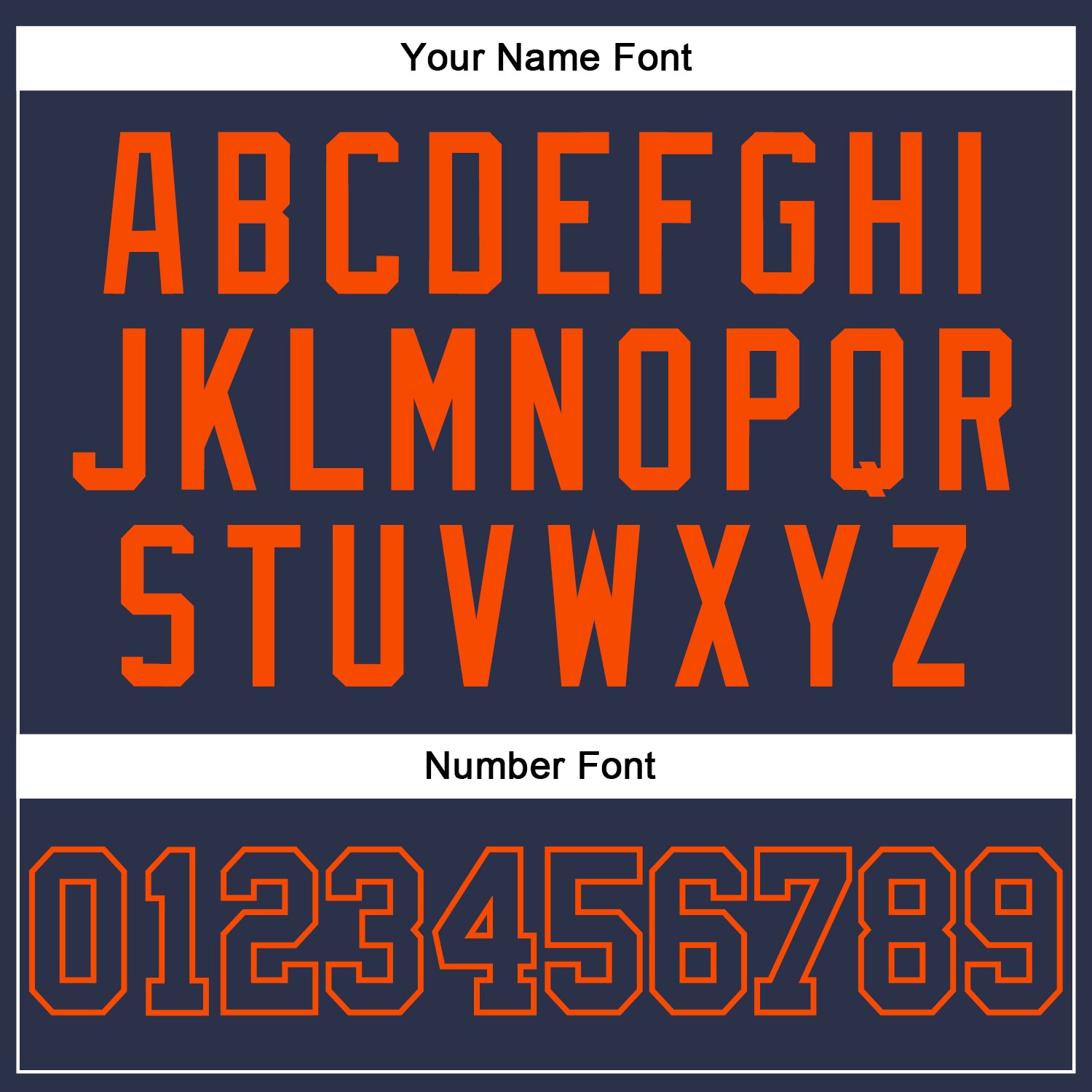 Custom Navy Navy-Orange Authentic Baseball Jersey view 5