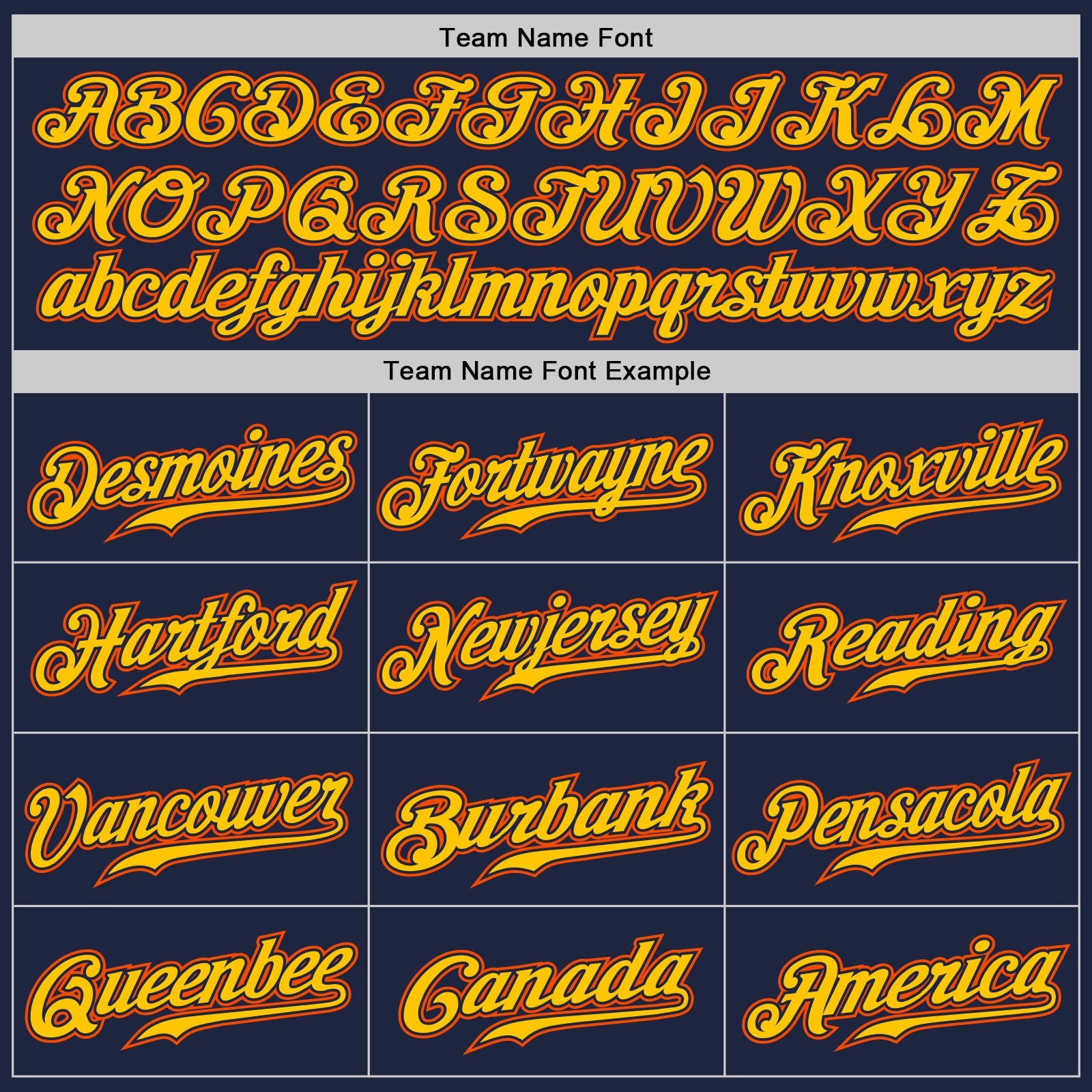 Custom Navy Gold-Orange Authentic Baseball Jersey view 5