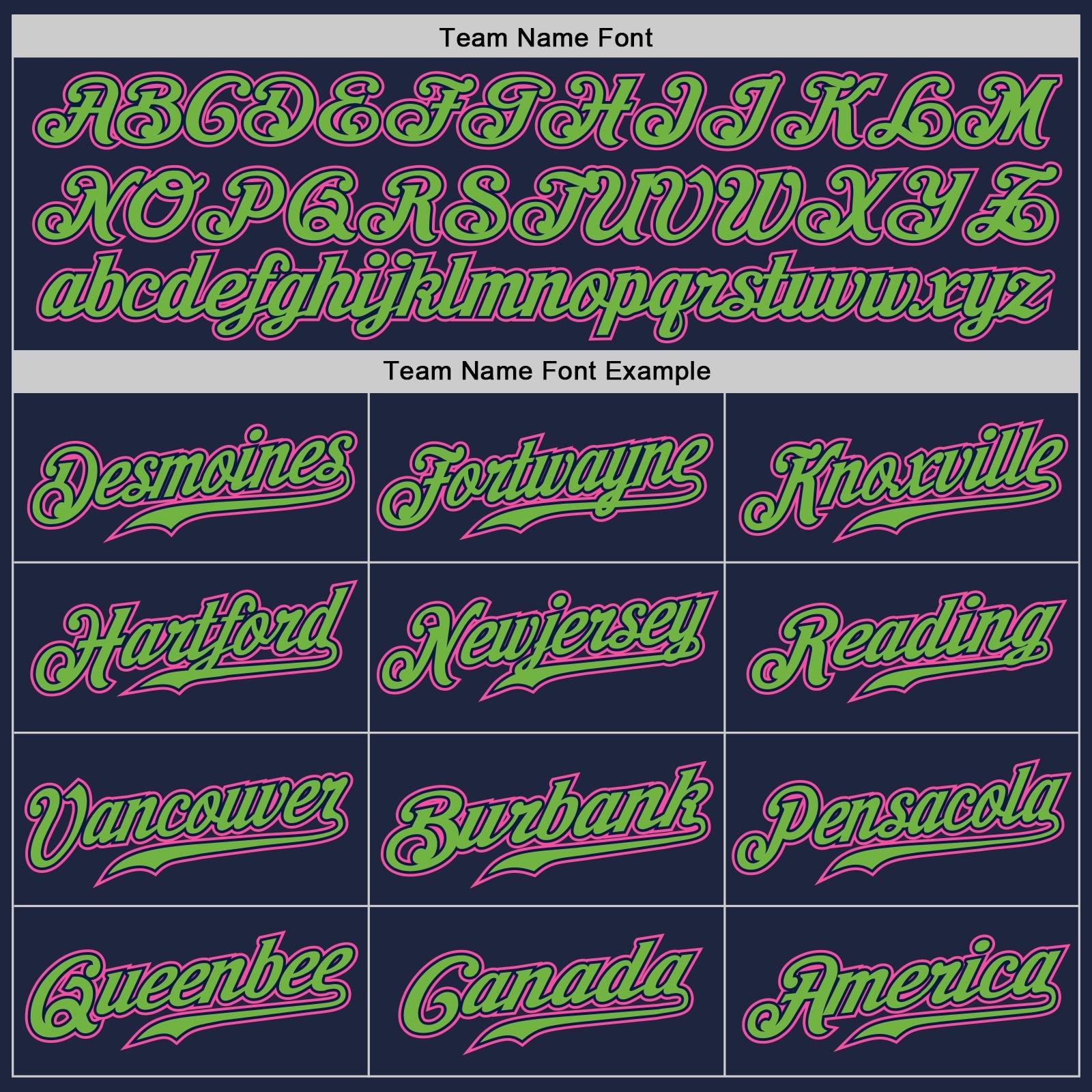 Custom Navy White Pinstripe Pink-Neon Green Authentic Baseball Jersey view 5