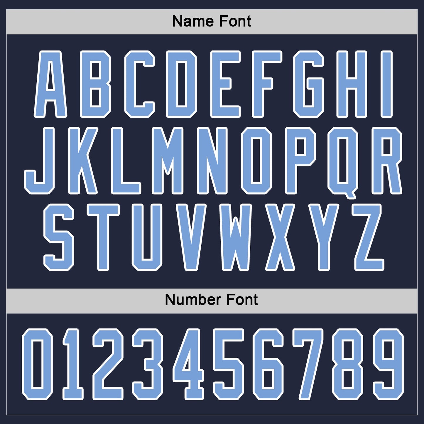 Custom Navy Light Blue-White Hockey Jersey view 4