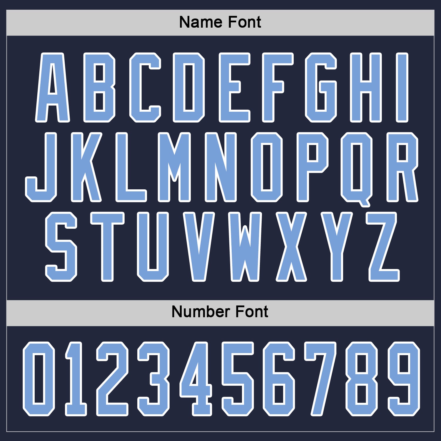 Custom Navy Light Blue-White Hockey Jersey view 4