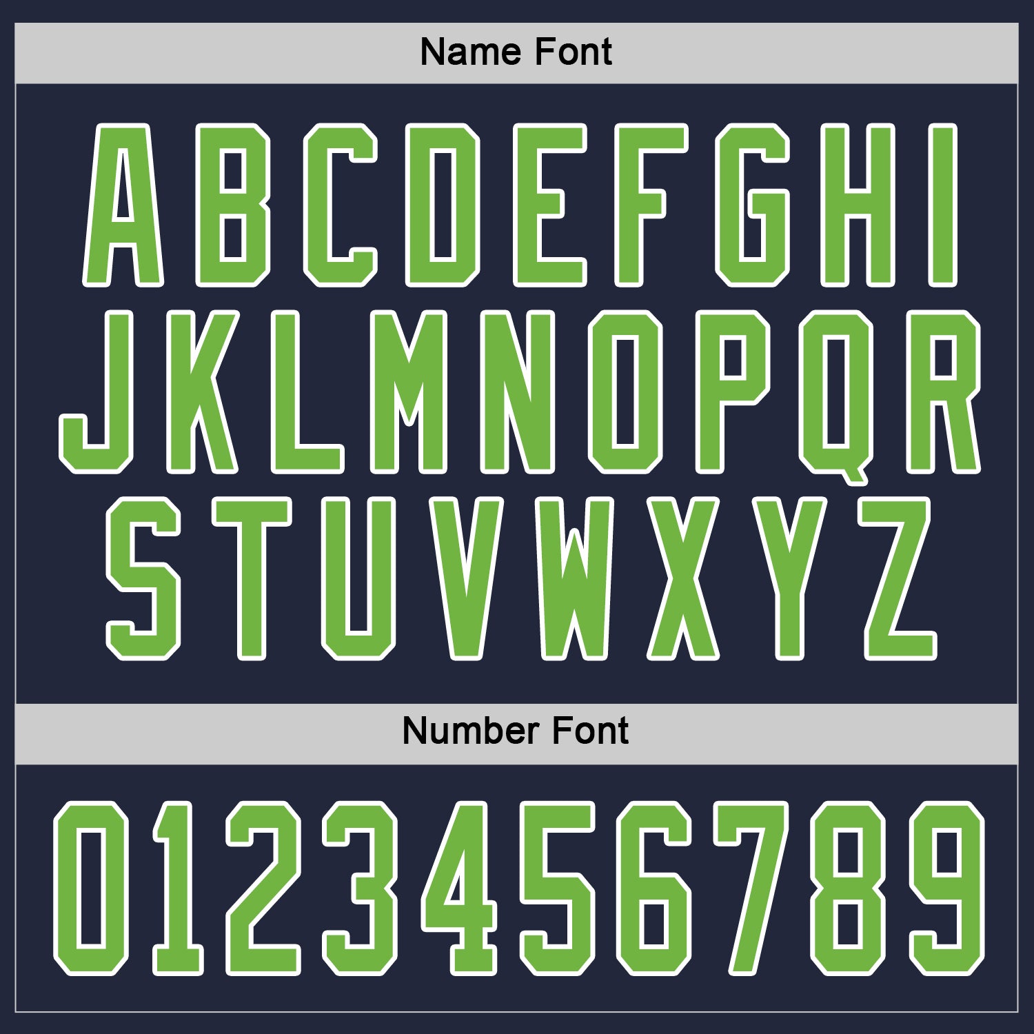 Custom Navy Neon Green-White Hockey Jersey view 4