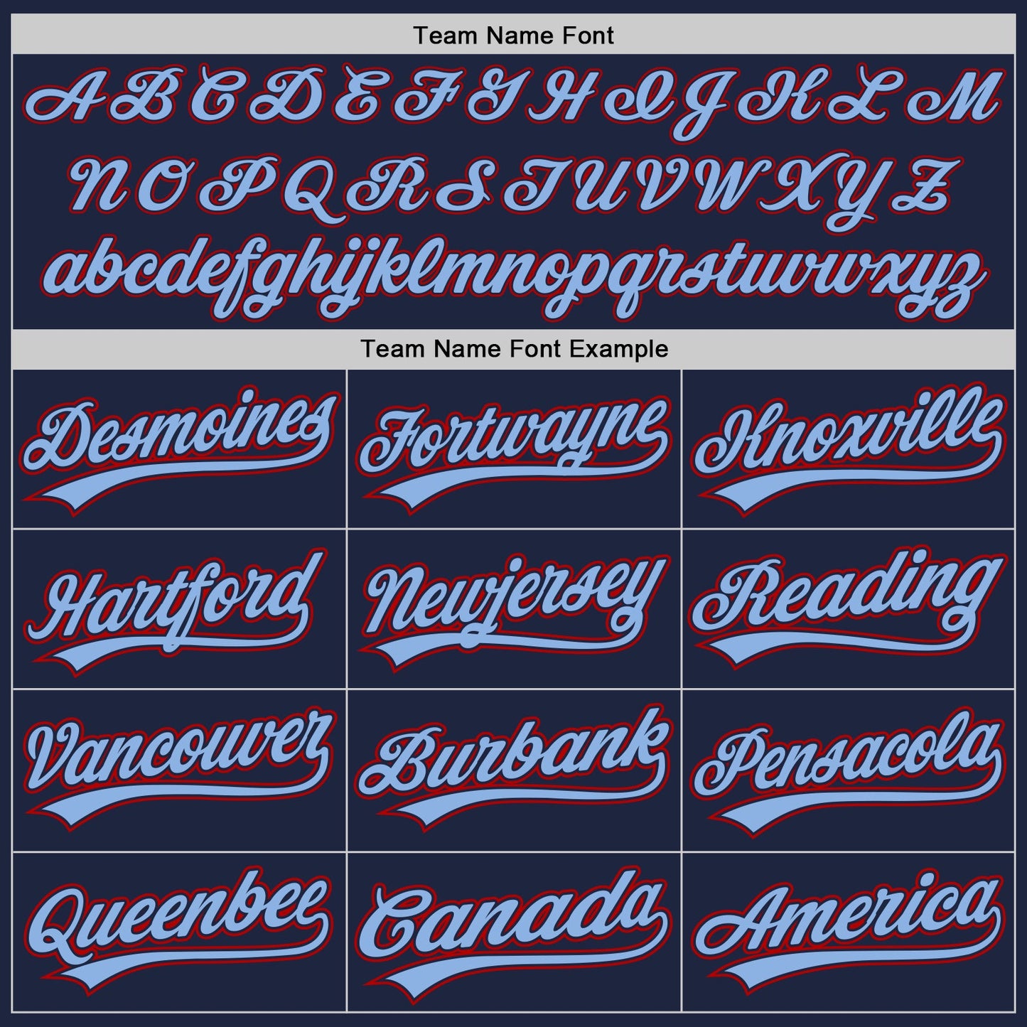 Custom Navy Red-Light Blue Authentic Baseball Jersey view 4