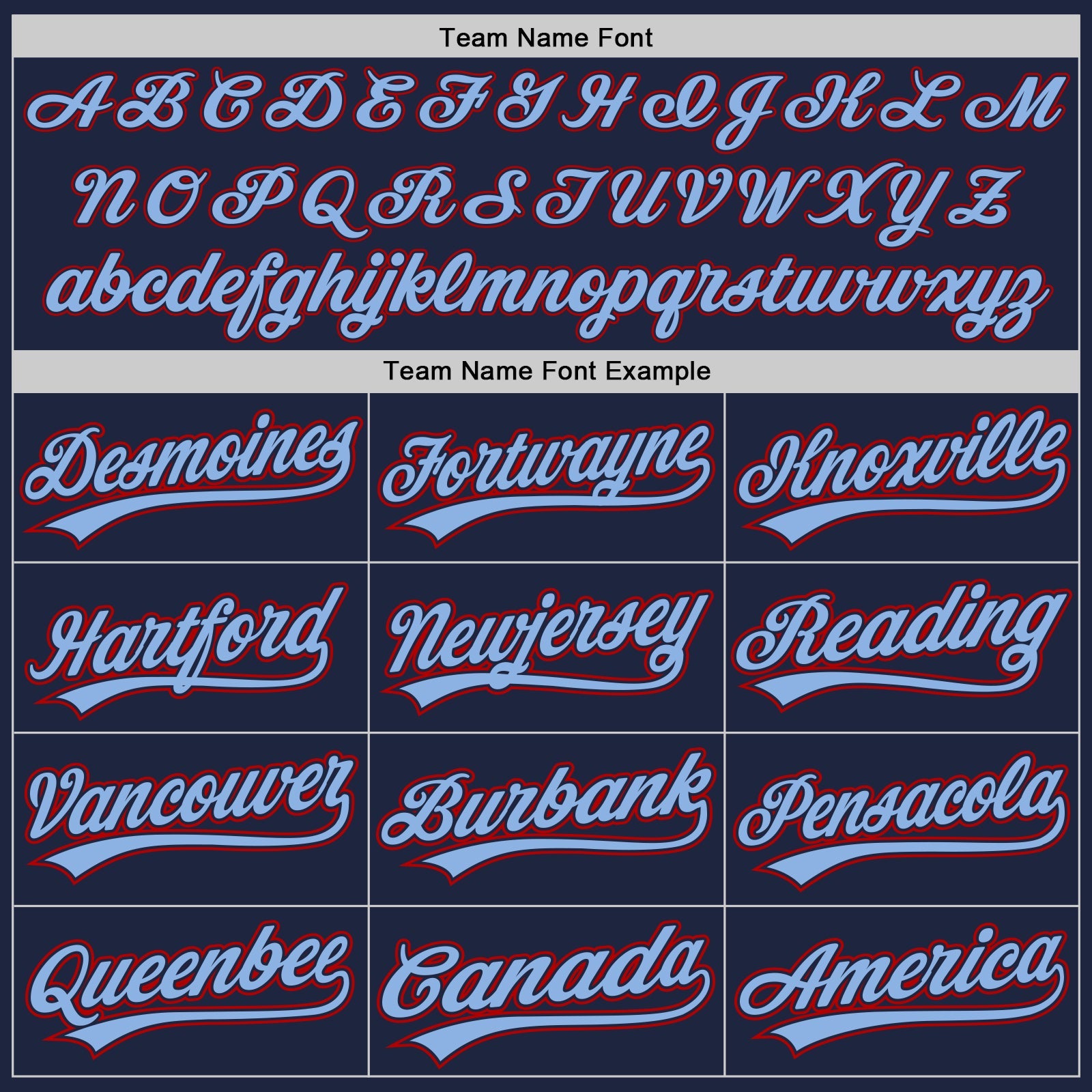Custom Navy Red-Light Blue Authentic Baseball Jersey view 4