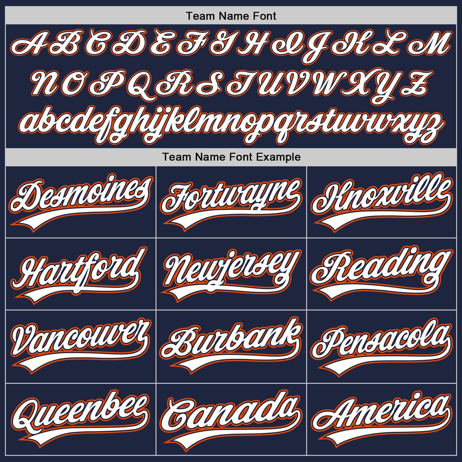 Custom Navy White-Orange Authentic Baseball Jersey view 4