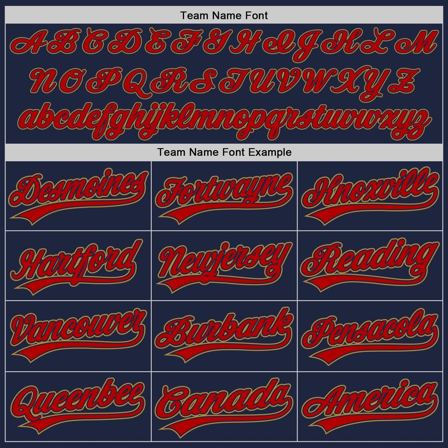 Custom Navy Red-Old Gold Authentic Baseball Jersey view 4