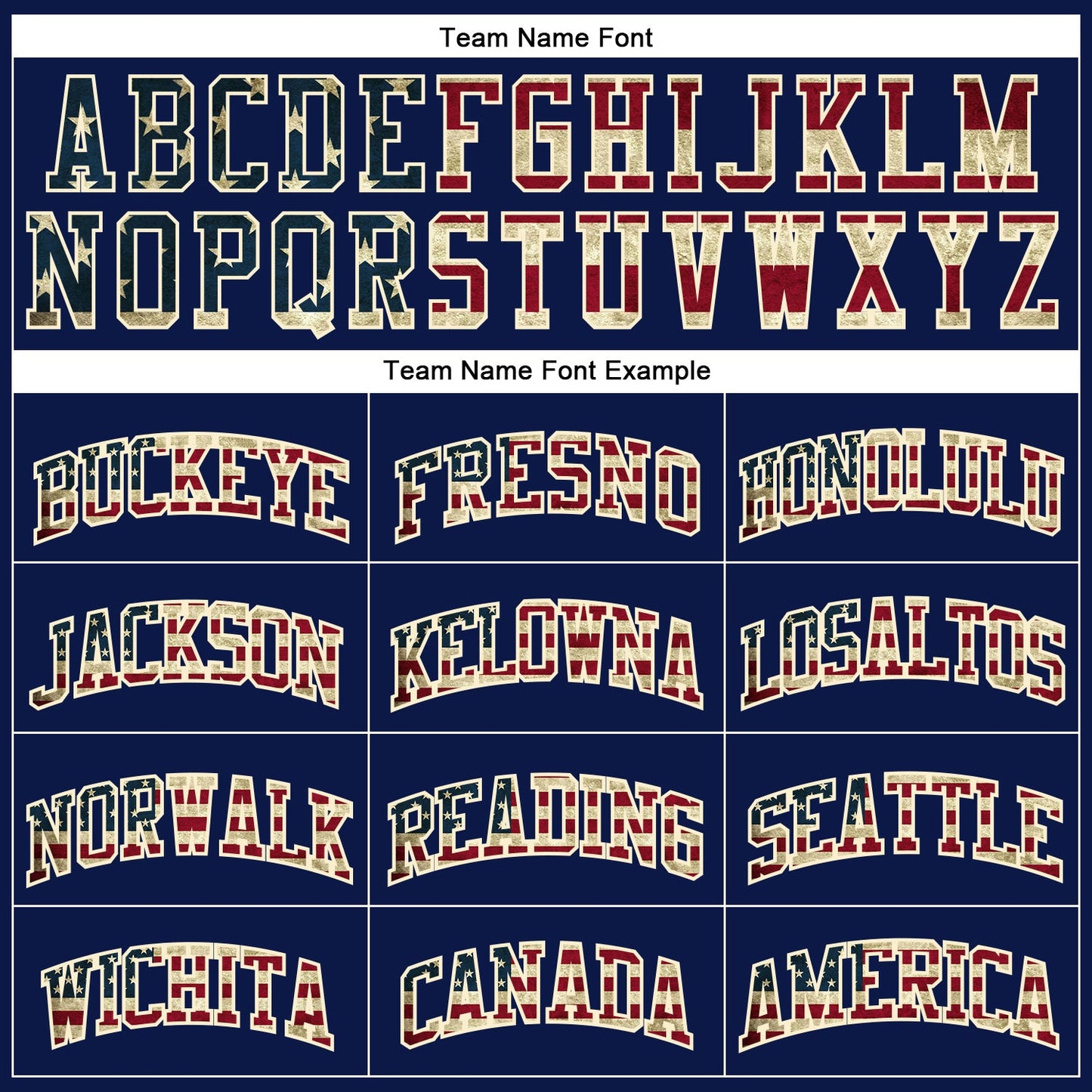 Custom Navy White Pinstripe Vintage USA Flag Cream-Red Authentic Basketball Jersey view 4