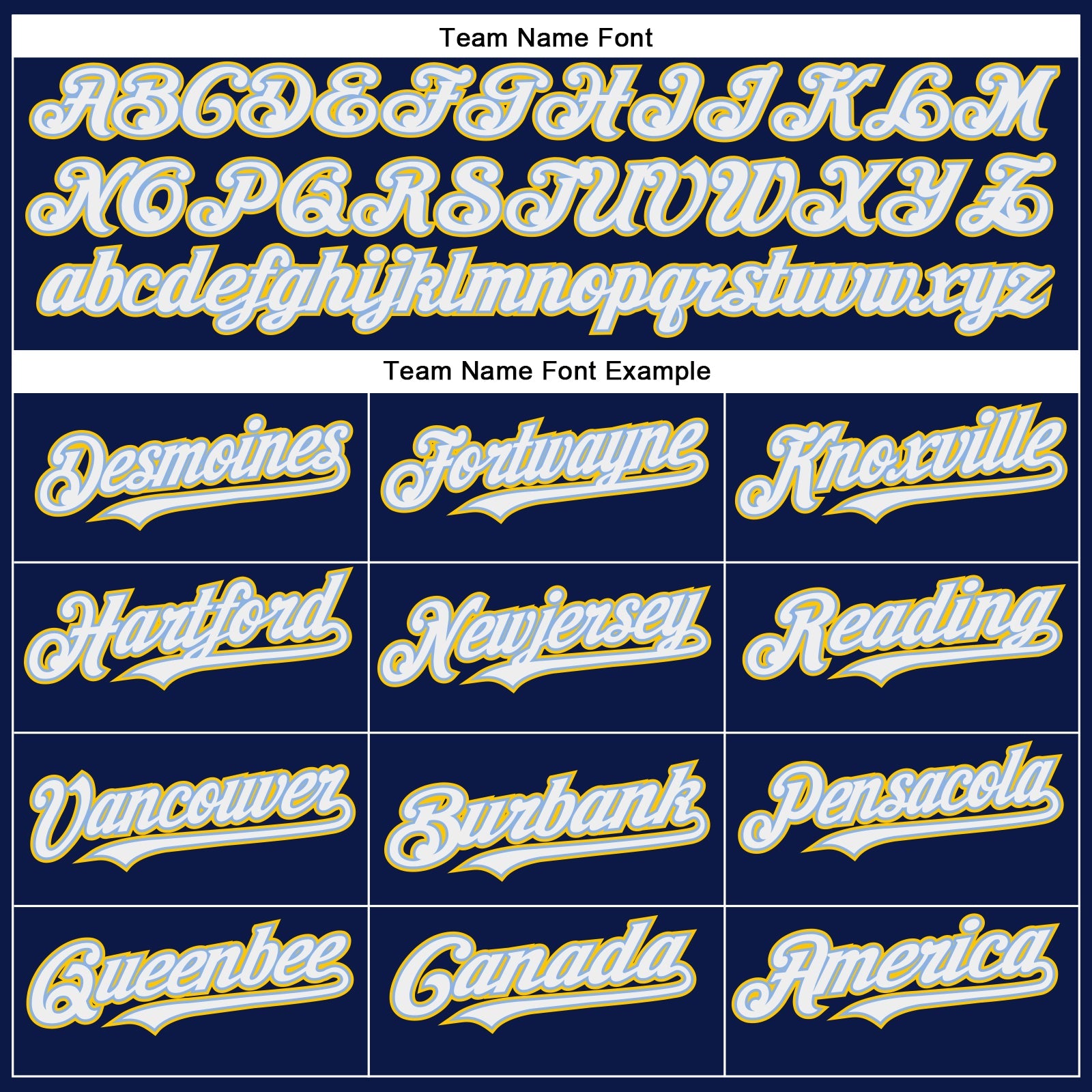 Custom Navy White Yellow-Light Blue Authentic Baseball Jersey view 4