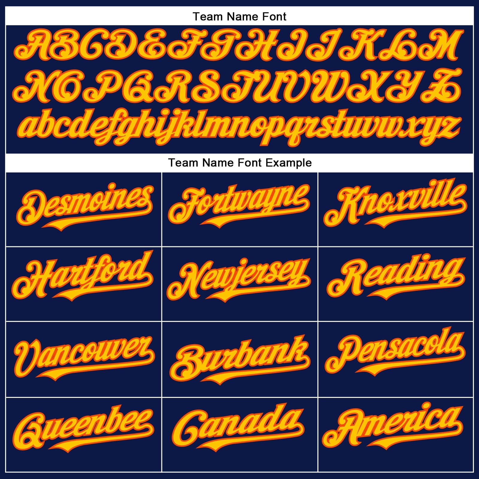 Custom Navy Yellow-Orange Authentic Baseball Jersey view 4