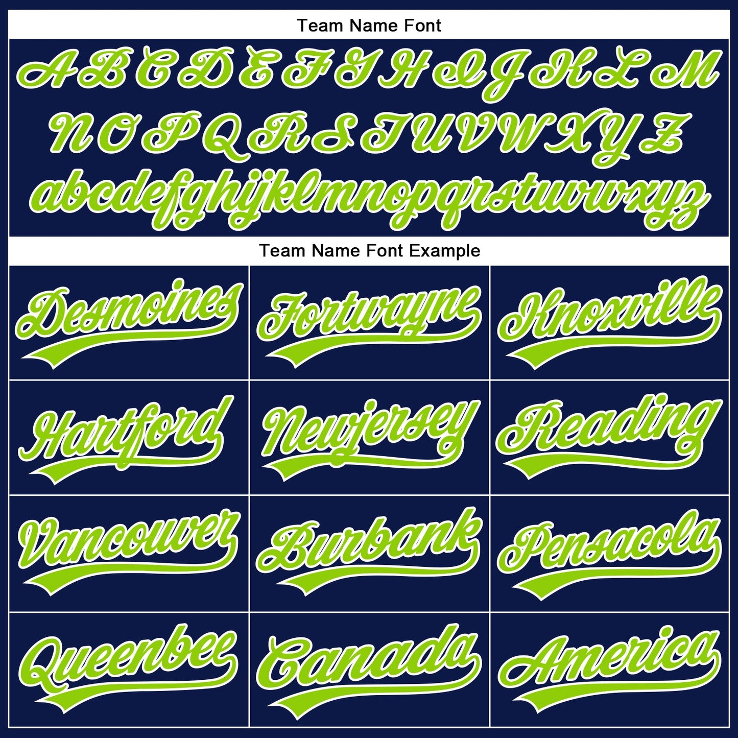 Custom Navy White Pinstripe Neon Green Authentic Baseball Jersey view 4