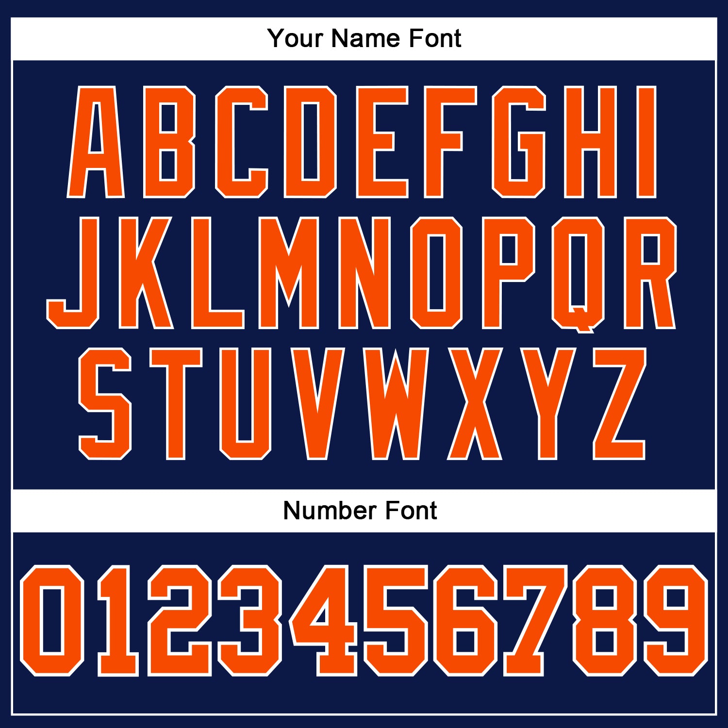 Custom Navy Orange-White Authentic Throwback Basketball Jersey view 3