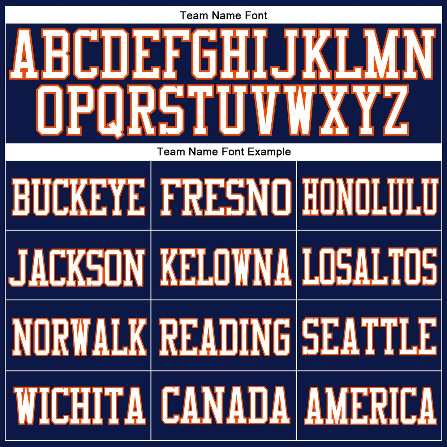 Custom Navy White-Orange Mesh Authentic Football Jersey view 3