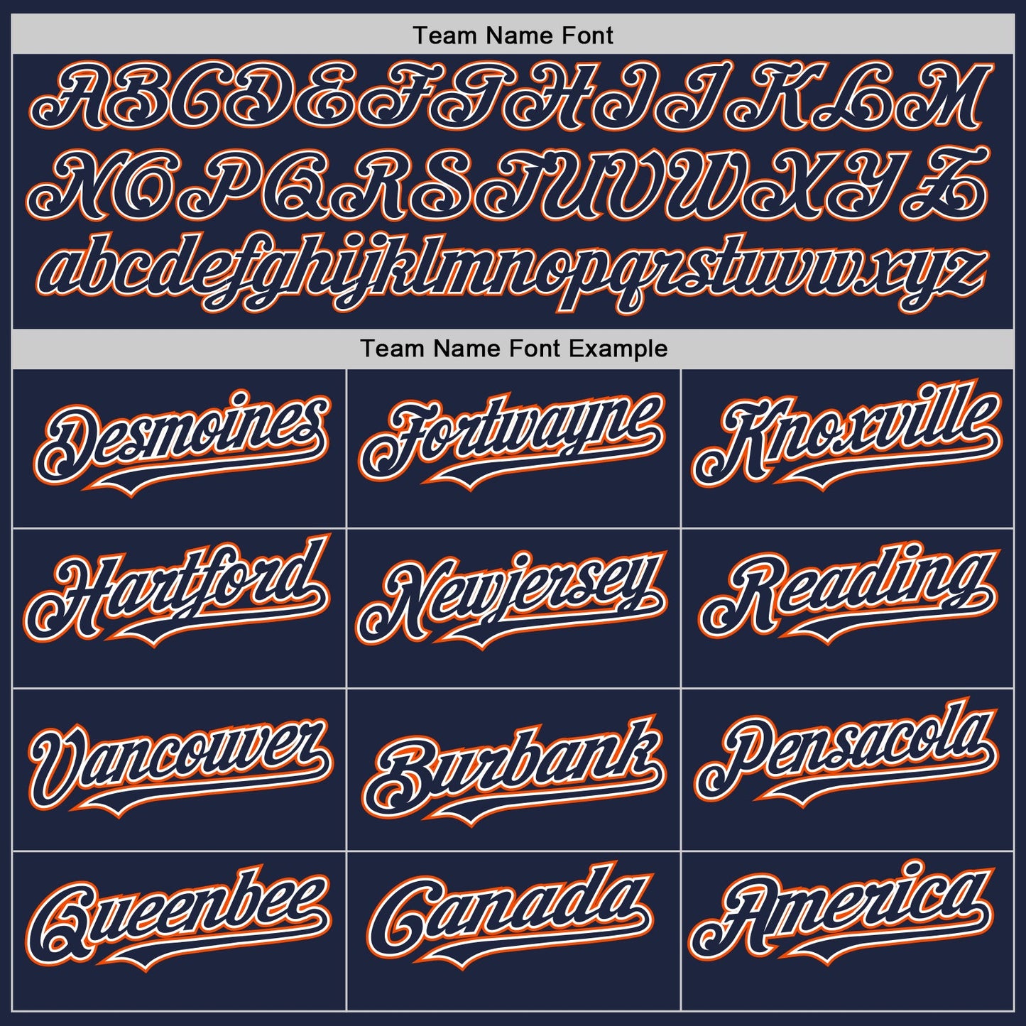 Custom Navy Orange-White Authentic Baseball Jersey view 4