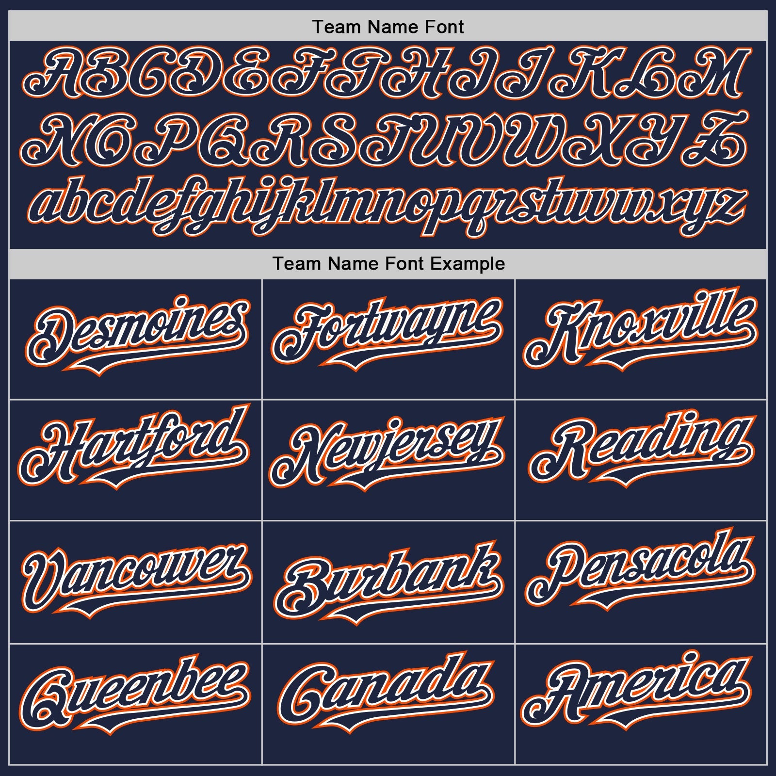 Custom Navy Orange-White Authentic Baseball Jersey view 4