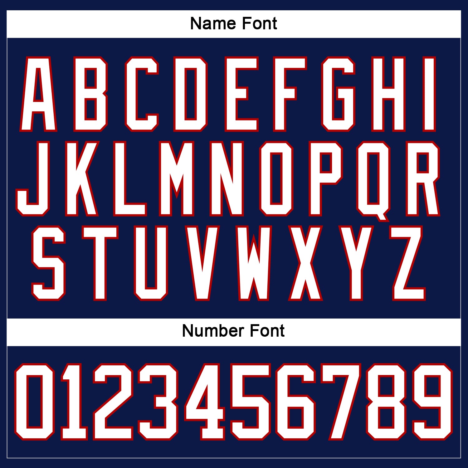 Custom Navy White-Red Hockey Lace Neck Jersey view 5
