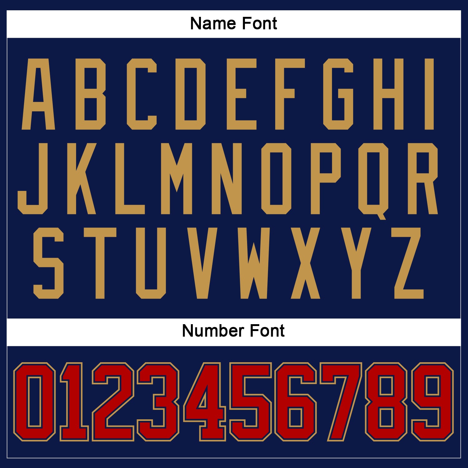 Custom Navy Red-Old Gold Hockey Lace Neck Jersey view 5