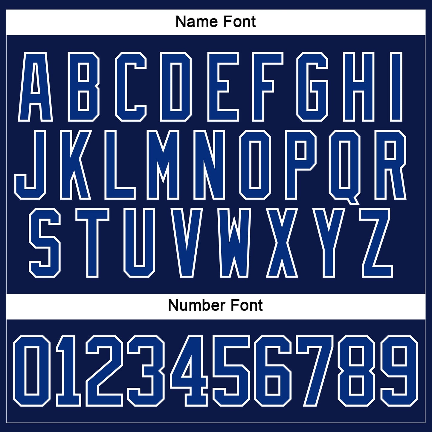 Custom Navy Royal-White Hockey Lace Neck Jersey view 5