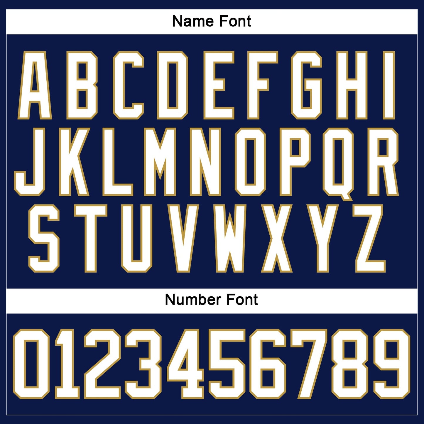 Custom Navy White-Old Gold Hockey Lace Neck Jersey view 5