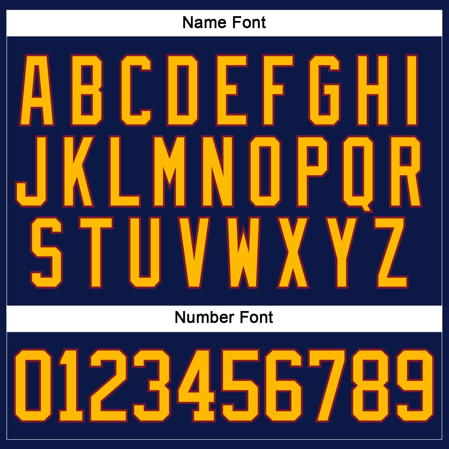 Custom Navy Gold-Crimson Hockey Lace Neck Jersey view 5