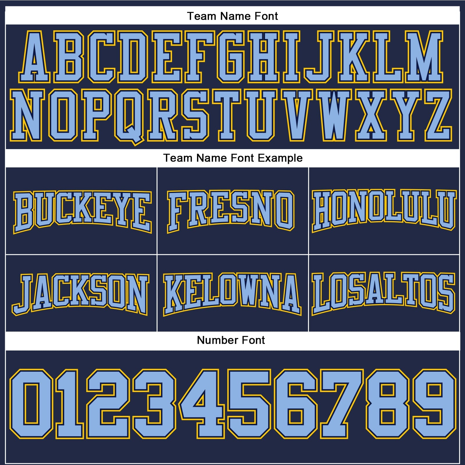 Custom Stitched Navy Light Blue-Yellow Football Pullover Sweatshirt Hoodie view 3