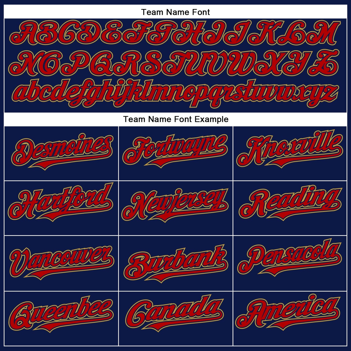 Custom Navy Red-Old Gold Authentic Baseball Jersey view 4