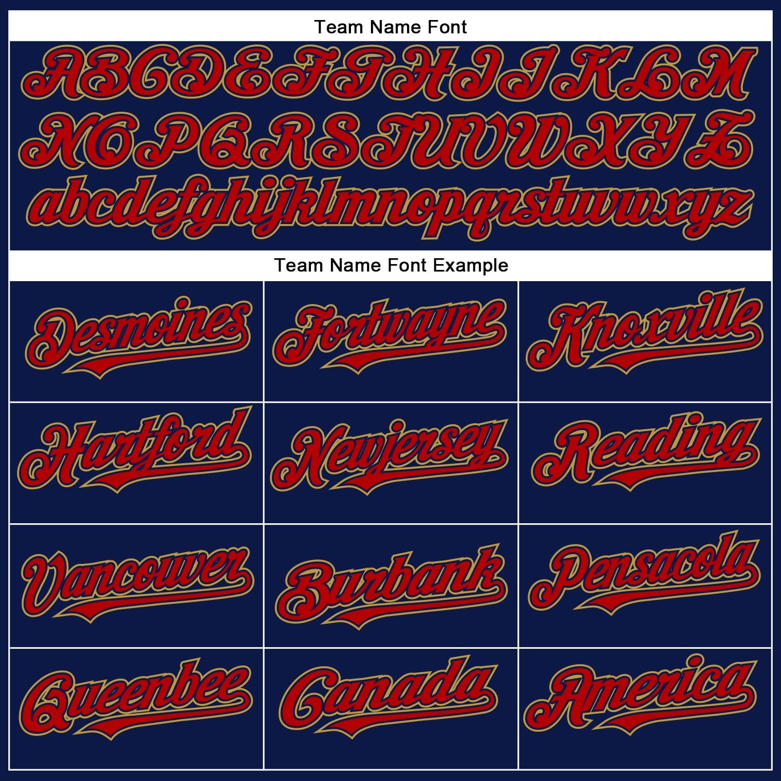 Custom Navy Red-Old Gold Authentic Baseball Jersey view 4