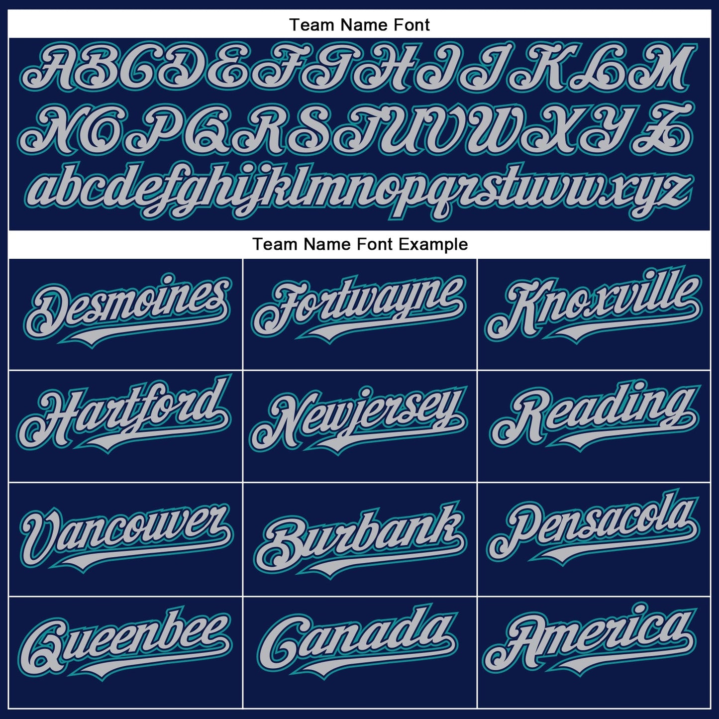 Custom Navy Gray-Teal Authentic Baseball Jersey view 4