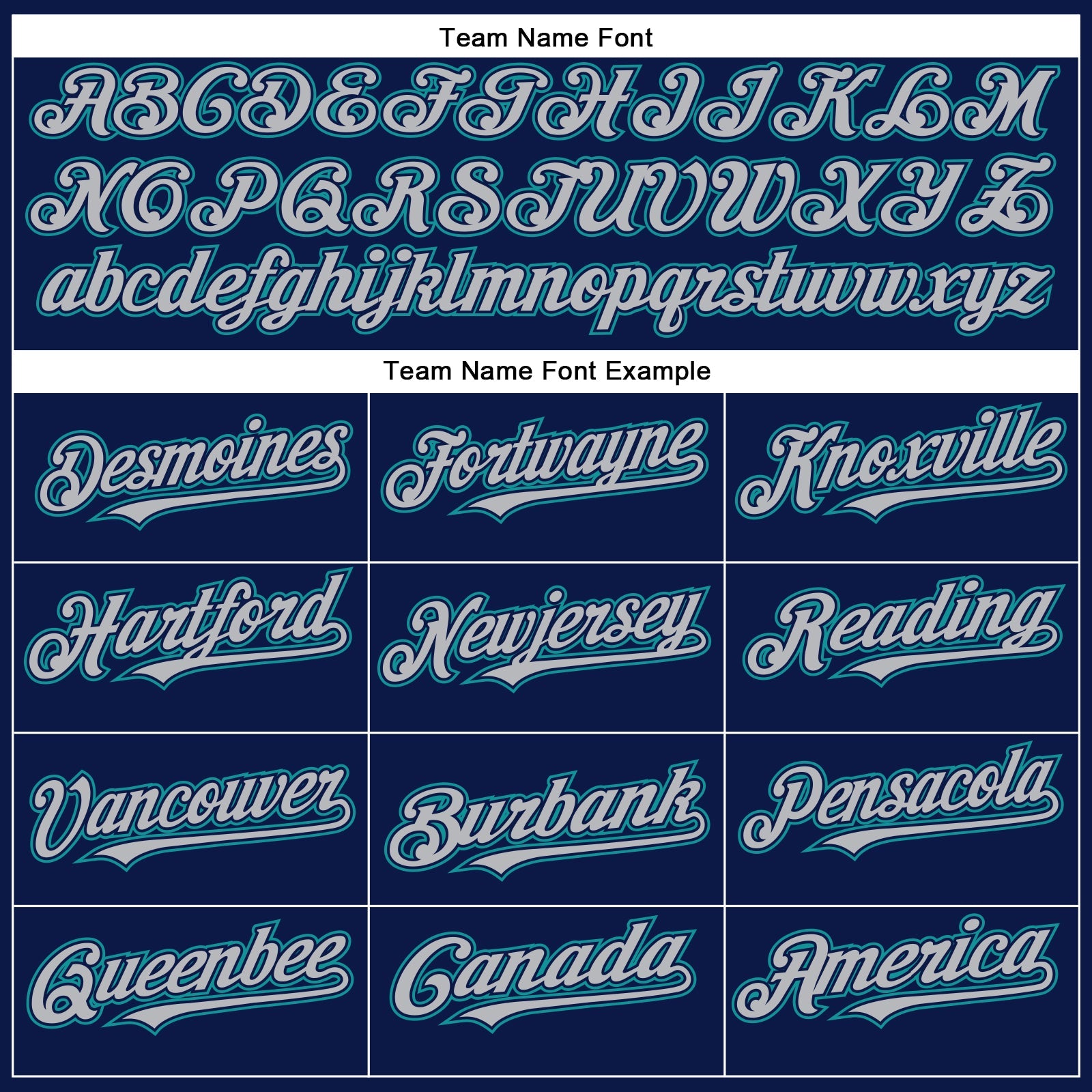 Custom Navy Gray-Teal Authentic Baseball Jersey view 4