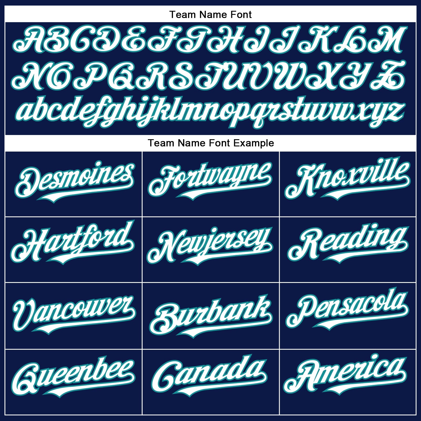 Custom Navy White-Teal Authentic Baseball Jersey view 4