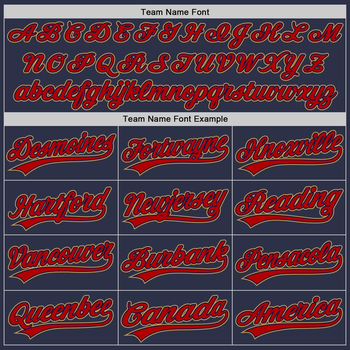 Custom Navy Red-Old Gold Authentic Throwback Baseball Jersey view 4