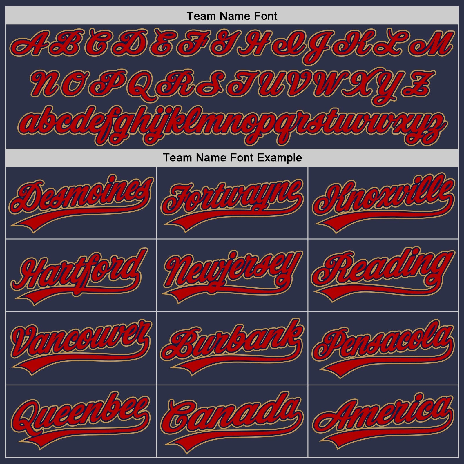 Custom Navy Red-Old Gold Authentic Throwback Baseball Jersey view 4