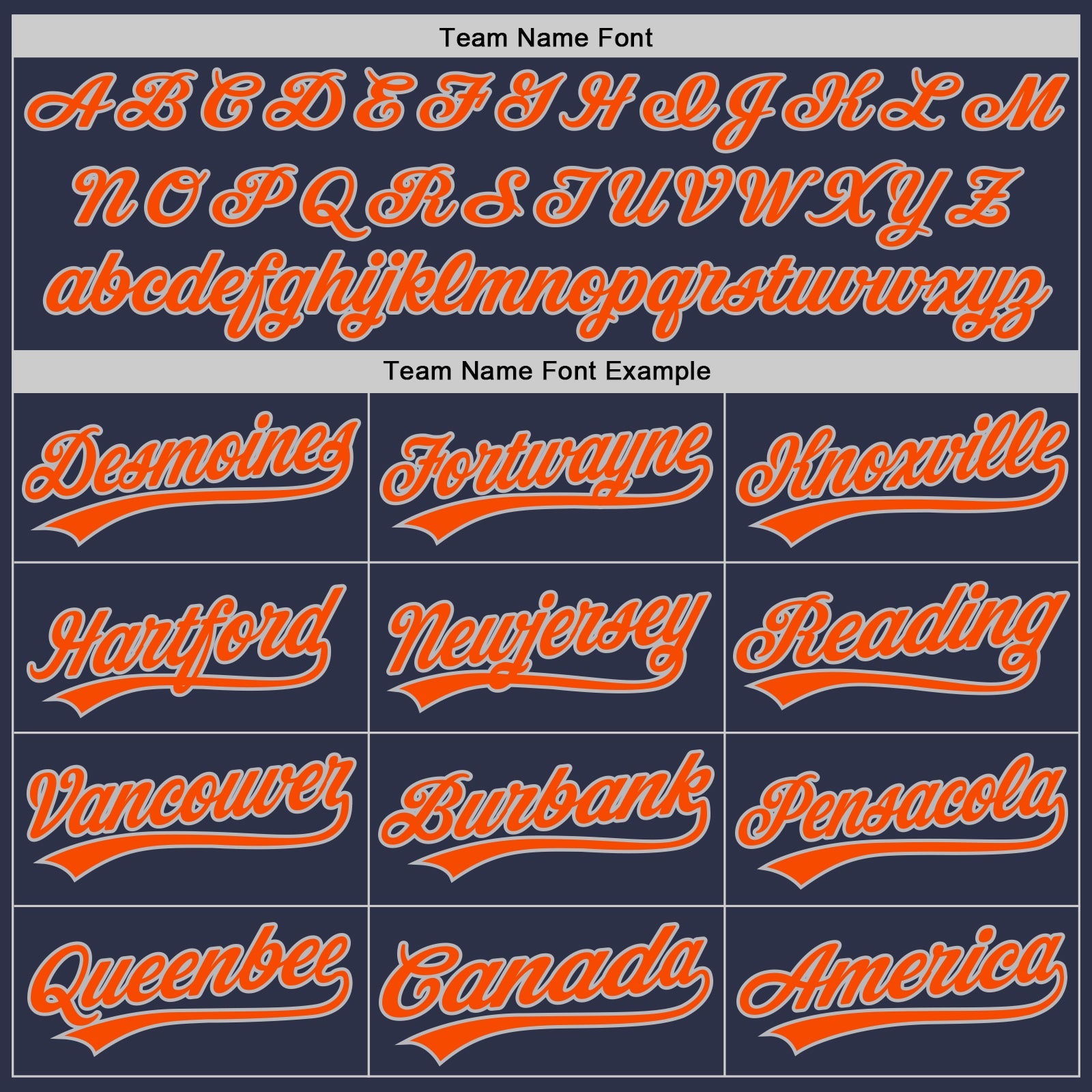 Custom Navy Orange-Gray Authentic Throwback Baseball Jersey view 4