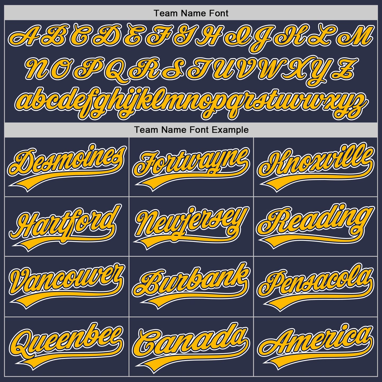 Custom Navy Gold-White Authentic Throwback Baseball Jersey view 4
