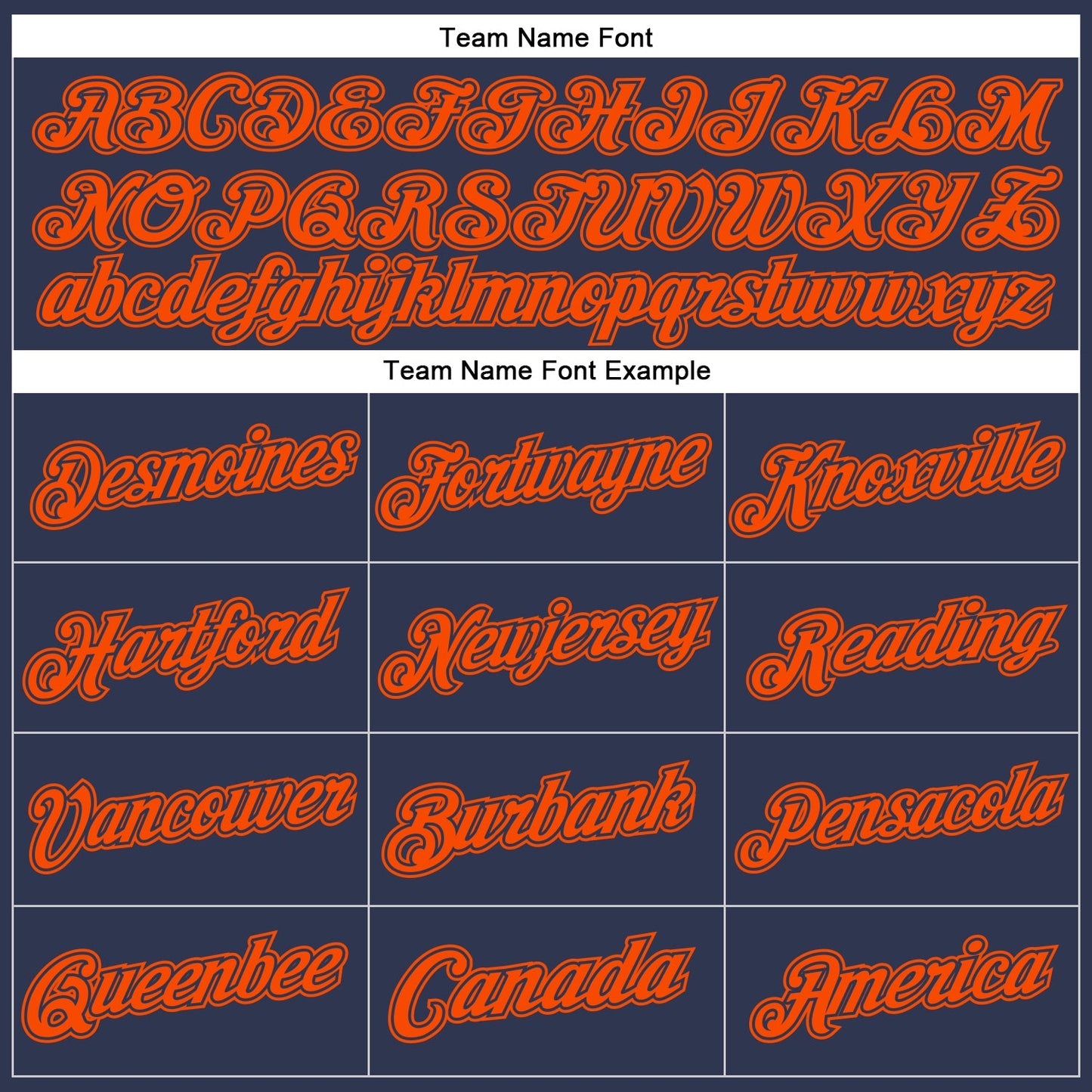 Custom Stitched Navy Orange Sports Pullover Sweatshirt Hoodie view 4
