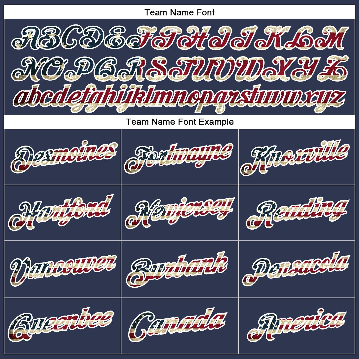 Custom Stitched Navy Vintage USA Flag-White Sports Pullover Sweatshirt Hoodie view 4