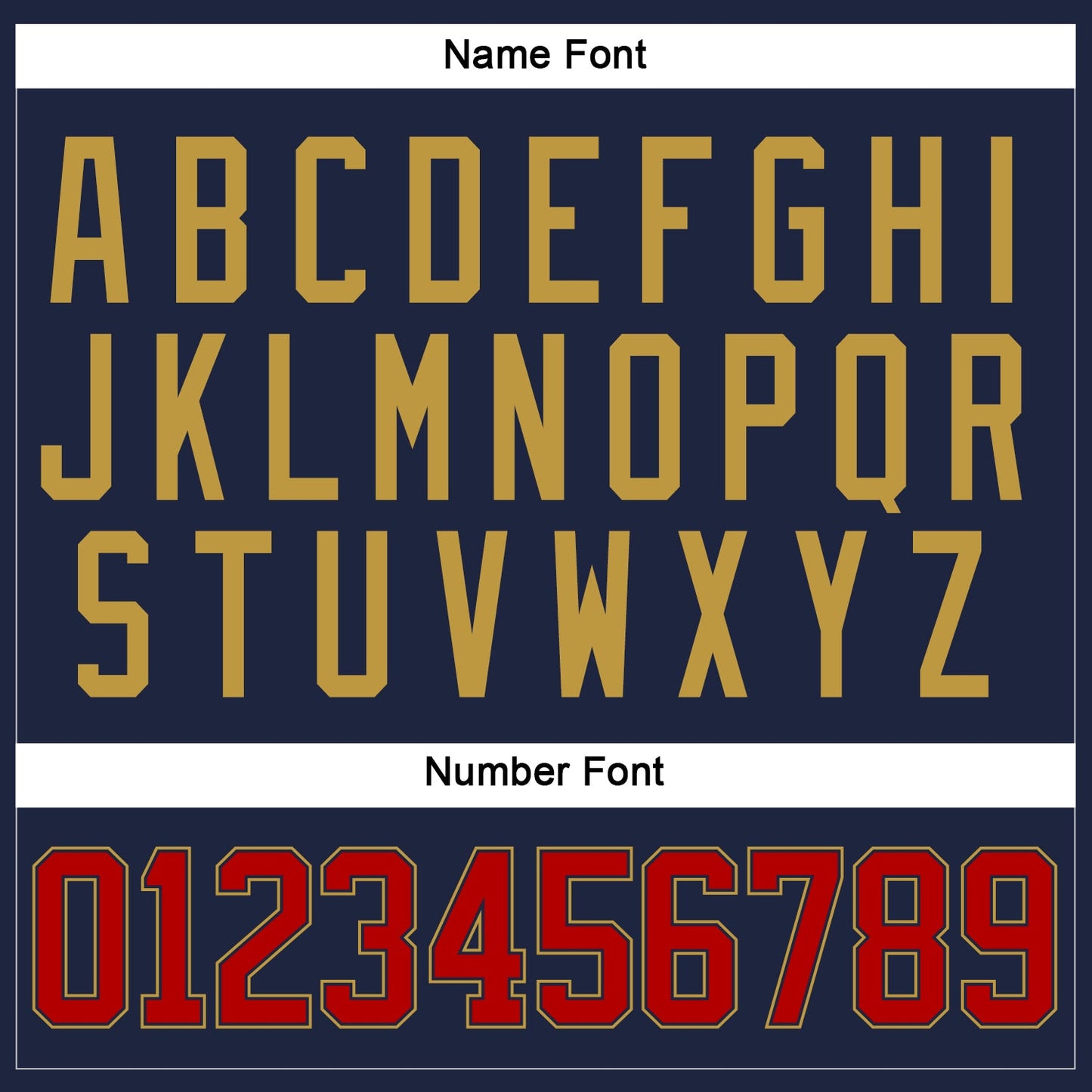 Custom Navy Red-Old Gold Hockey Lace Neck Jersey view 5