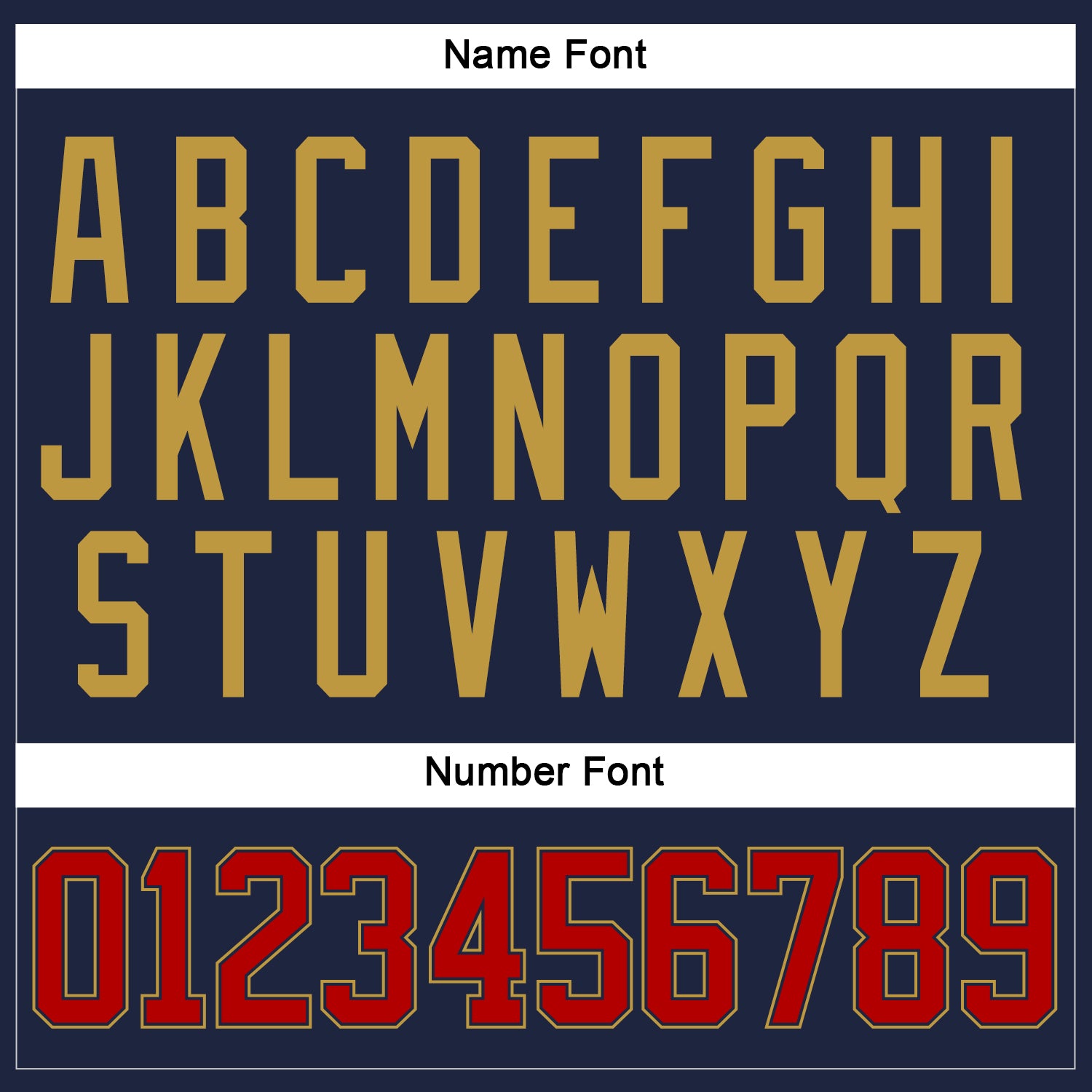 Custom Navy Red-Old Gold Hockey Lace Neck Jersey view 5