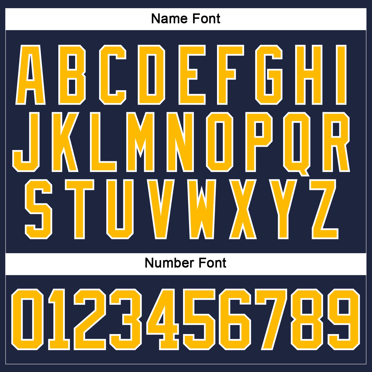 Custom Navy Gold-White Hockey Lace Neck Jersey view 5