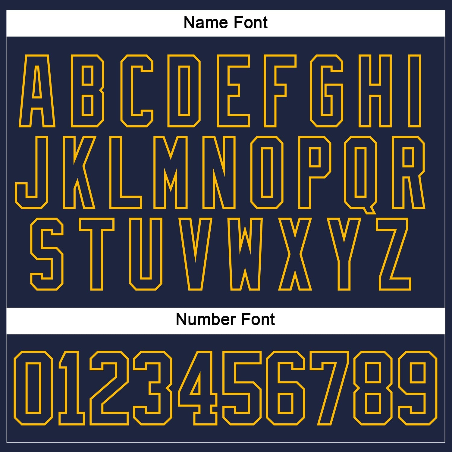 Custom Navy Gold Hockey Lace Neck Jersey view 5