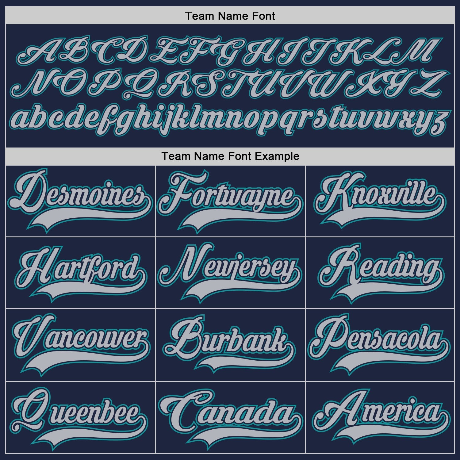 Custom Navy Gray-Teal Hockey Lace Neck Jersey view 4