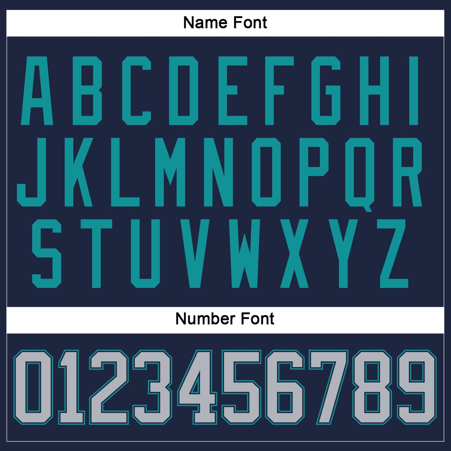 Custom Navy Gray-Teal Hockey Lace Neck Jersey view 5