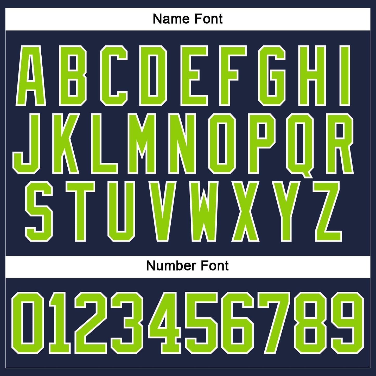 Custom Navy Neon Green-White Hockey Lace Neck Jersey view 5